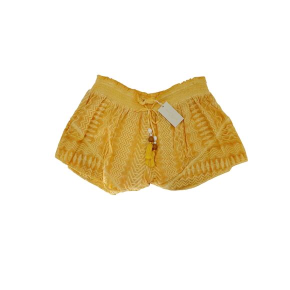 RAMY BROOK Shorts NEW Size M Beni Yellow Sunrise $225 Short - Picture 2 of 6